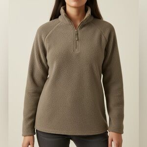 32 Degrees Heat Light Gray Fleece Pullover